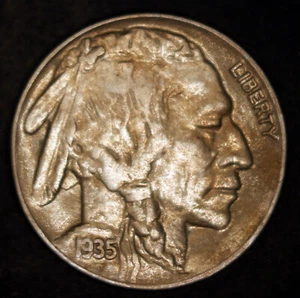 1935 Buffalo Nickel AU-BU (#B) - Picture 1 of 15