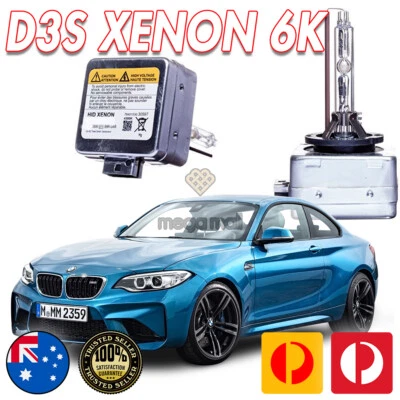 6000K D3S Headlight Light Bulbs Xenon HID FOR  AUDI BMW Mercedes Ford VW Land ro - Image 1 of 4