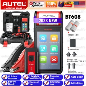 Autel MaxiBAS BT608 Battery Tester Full Systems Diagnostic Scanner, Update BT508 - Picture 1 of 12