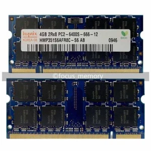 HYNIX 4GB/8GB PC2-6400 Ram DDR2 800MHz Laptop Memory SO-DIMM 200pin For Notebook - Picture 1 of 9