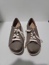 Aetrex Women's Brown Leather Lace Up Shoes Size 40-9-9.5 W