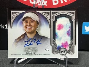 2024 Topps Chrome US Olympic LILIA VU Dynasty SILVER AUTO PATCH 2/5 DPA-LV - Picture 1 of 6