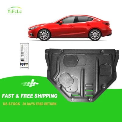 Front Skid Plate For Mazda3 2014-2018 Impact Resistant Engine Guard Cover Foto 1 de 4