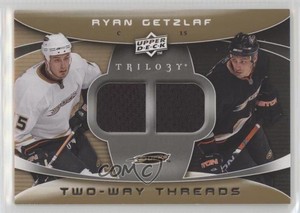 2008-09 Upper Deck Trilogy Two-Way Threads Ryan Getzlaf #2W-RG