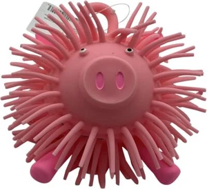 Animal Puff Ball Squeezable Fidget Toy Kids Sensory Game Stress Relief Yoyo PIG - Picture 1 of 4