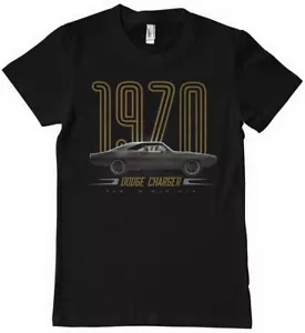 The Fast and the Furious 1970 US Car Charger T-Shirt Black - Picture 1 of 4