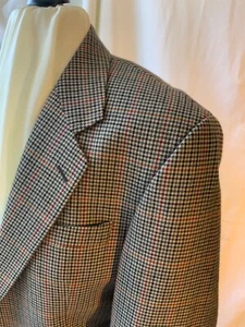 Burton, Men’s Wool, Dog Tooth, Sports Jacket 42” Chest - Picture 1 of 7