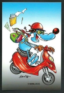 Silver : Lupo Alberto - cartolina realizzata per i 40 anni del personaggio - Picture 1 of 1