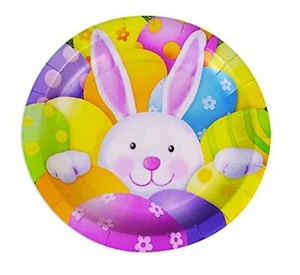 Easter Bunny Rabbit Eggs Sunday Spring Holiday Party Paper Luncheon Napkins - Picture 1 of 1