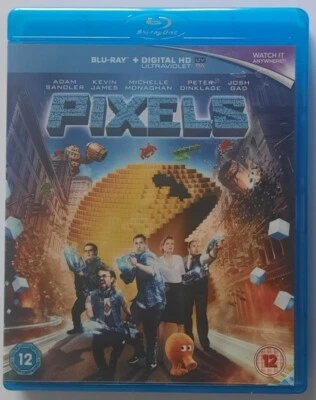 PIXELS - ADAM SANDLER, KEVIN JAMES - REG FREE BLU RAY - Image 1 of 2