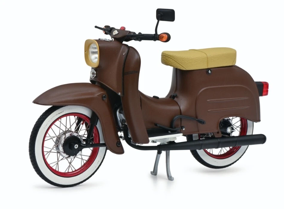 Schuco SIMSON KR51/1 CUSTOM II BROWN 1:10 - Immagine 1 di 1