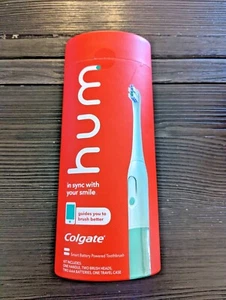 hum by Colgate Smart Battery Toothbrush Kit, Sonic Toothbrush Handle Green - Picture 1 of 5