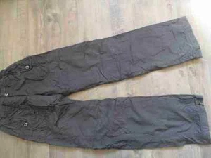 Zara cool lined trousers grey striped size 140 excellent condition NB517 - Picture 1 of 1