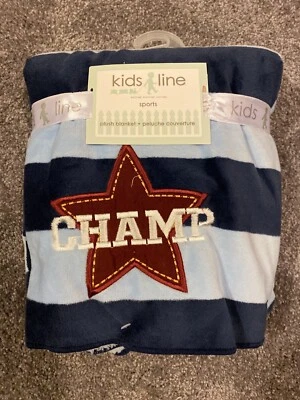 Manta de felpa Kids Line Sports Champ niños nueva Foto 1 de 4