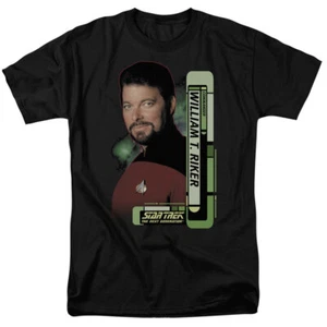 Star Trek TNG "Riker" T-Shirt oder ärmelloses Tank - bis 6X - Bild 1 von 7