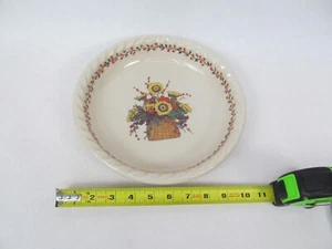 Henn Roseville Pottery Sunflower Pie Plate Baking Dish - Picture 1 of 6