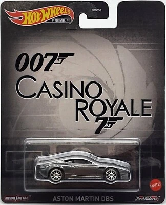 HOT WHEELS RETRO ENTERTAINMENT 007 CASINO ROYALE ASTON MARTIN DBS ¡JINETES REALES! Foto 1 de 2