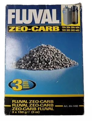 Fluval Zeo-Carb  External Filter Media Fish Tank Supplies - Image 1 of 4