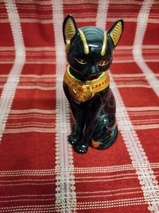 ✅ Vintage Lenox Egyptian Black Cat Figurine • 1995 crafted in the Philippines - Picture 1 of 12