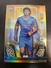 2021-22 TOPPS MATCH ATTAX UEFA John Stones GOLD LIMITED EDITION card #LE4