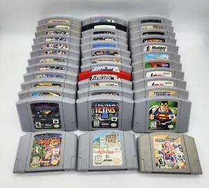 Nintendo 64 N64 Original-Zubehör-Hersteller authentische Videospiele (MACHEN SIE EIN BUNDLE) (WÄHLEN SIE IHR SPIEL) - Bild 1 von 151