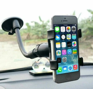 Universal 360° in Car Windscreen Dashboard Holder Mount Any size Mobile Phones - Picture 1 of 9