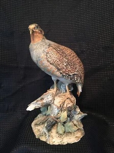 Tay Italy GREY PARTRIDGE Berries 11.5" tall GIUSEPPE TAGLIARIOL Ltd Ed 158/500 - Picture 1 of 24