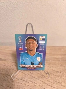 MATHIAS OLIVERA URU 9 URUGUAY CROMO STICKER FIFA WORLD CUP QATAR 2022 PANINI - Imagen 1 de 2