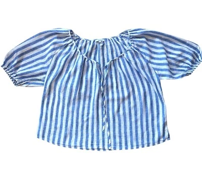 Blusa Rails Kirstie Top Casablanca Rayas Talla Mediana Mezcla de Lino $168. Rayas Foto 1 de 4