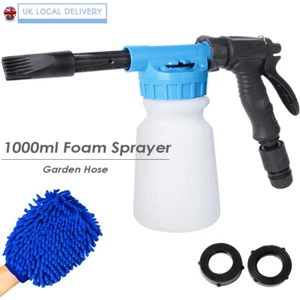 Snow Foam Lance Cannon Soap Bottle Sprayer Car Wash Low Pressure For Garden Hose - Picture 1 of 10