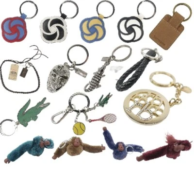 Portachiavi Donna Uomo OUTLET - 20% metallo ciondolo pelle strass FIRMATI - Immagine 1 di 4