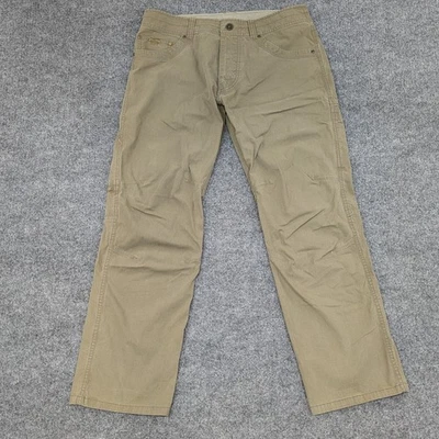 Kuhl Revolvr Pants Men 33x29 Khaki Green Vintage Patina Free Ride Waist - Image 1 of 4