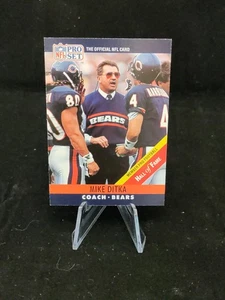 1990 Pro Set - Mike Ditka #59 Large "Hall of Fame" on Front - Bild 1 von 2