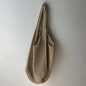 1 gewebte Stricktasche für Damen Schultertasche Boho Beuteltasche Handtasche für Strand Khaki - Bild 1 von 3