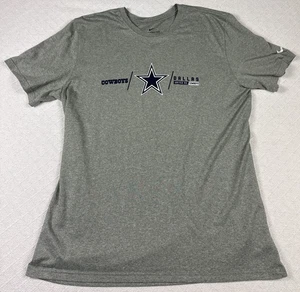 Dallas Cowboys Nike Dri-FIT Camiseta Para Hombre Talla XL Manga Corta NFL Camiseta Gris - Imagen 1 de 8