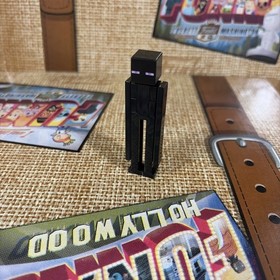 Lego Enderman minifig  Minifigure Minecraft Slender Black Set Piece 21137