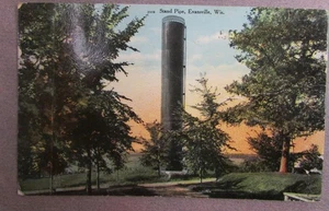 PIPA DE PIE EVANSVILLE WISCONSIN CIRCA 1910 PUBLICADA - Imagen 1 de 2