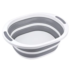 Collapsible Dishpan 7.5L Plastic Sink Dish Basin Cutting Board Foldable Food ... - Picture 1 of 7