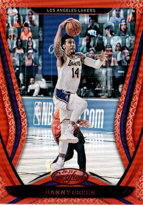 2020-21 Panini Certified #66 Danny Green Mirror Red Los Angeles Lakers - Image 1 of 2
