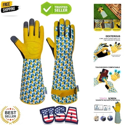 Guantes Guantelete a Prueba de Espinas - Elegantes y Protectores para Jardinería Foto 1 de 4