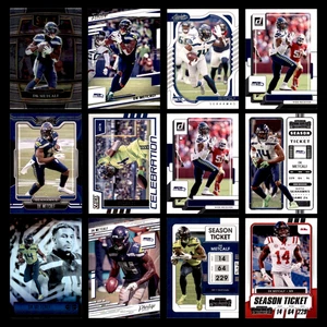 Lote de 12 tarjetas de fútbol americano DK Metcalf 2021 Panini Select Seattle Seahawks conjunto NFL CASI NUEVO - Imagen 1 de 15