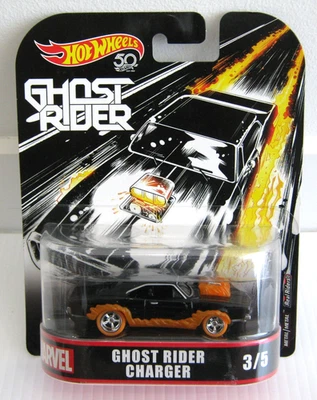 Hot Wheels - Ghost Rider Charger - Real Riders - 2017 - 3/5 - Diecast Vehicle - Image 1 of 3