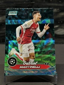 2023-24 Stadium Club Cromo #41 Gabriel Martinelli Aqua Wave Rifrattore #/250 - Foto 1 di 2