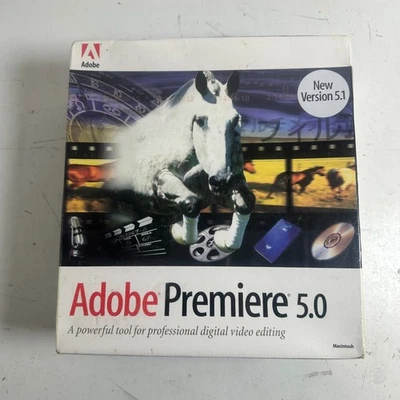Adobe Premiere 5.0 Professional Digital Video Editing Software for Macintosh - Image 1 of 4