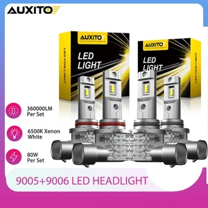 9006 9005 LED Headlight Bright Super Bulbs White 6500K 360000LM Beam High/Low US - Picture 1 of 12