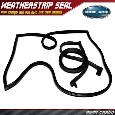 2x Rear Cargo LH & RH Door Weatherstrip Seal for Chevy G10 P10 GMC G15 G25 G3500 - Image 1 of 4