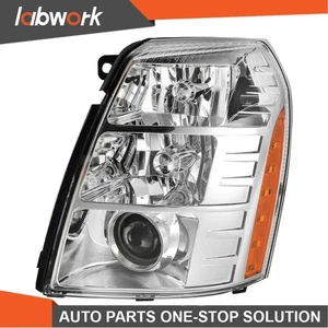 Labwork Headlight For Cadillac Escalade 07-14 HID Chrome Bezel Projector Left LH - Picture 1 of 18