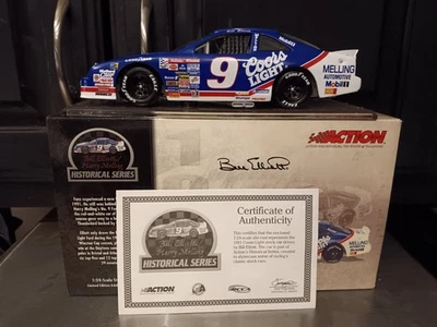 1/24 Action Bill Elliott 1991 Coors Light Thunderbird Clear Window Car - Image 1 of 4