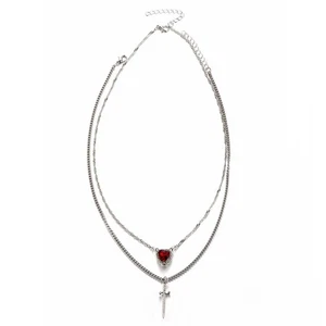 Polished Silver Heart Necklace A Must Have for Every Jewelry Collection - Picture 1 of 7