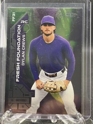 2023 Skybox Metal Universe Champions - Fresh Foundation #FF31 Dylan Crews (RC) - Image 1 of 2